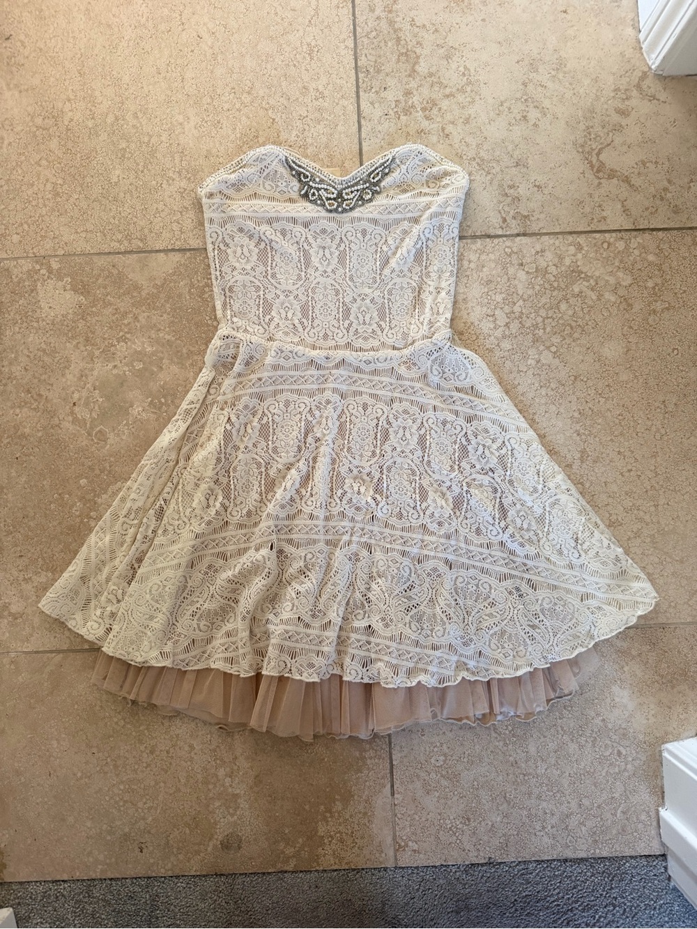Vintage Free People Lace Party Dress
